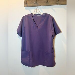 Mandala 6 pocket Scrub Top size L